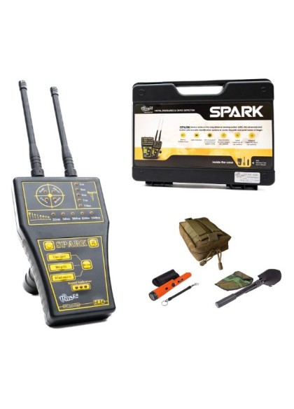 2 Antennas SPARK Long Range Gold Metal Detector
